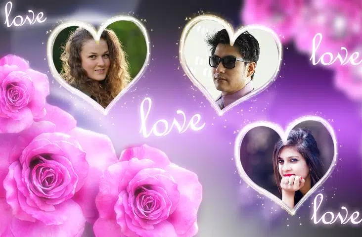 Love Photo frames Collage Скриншот 0