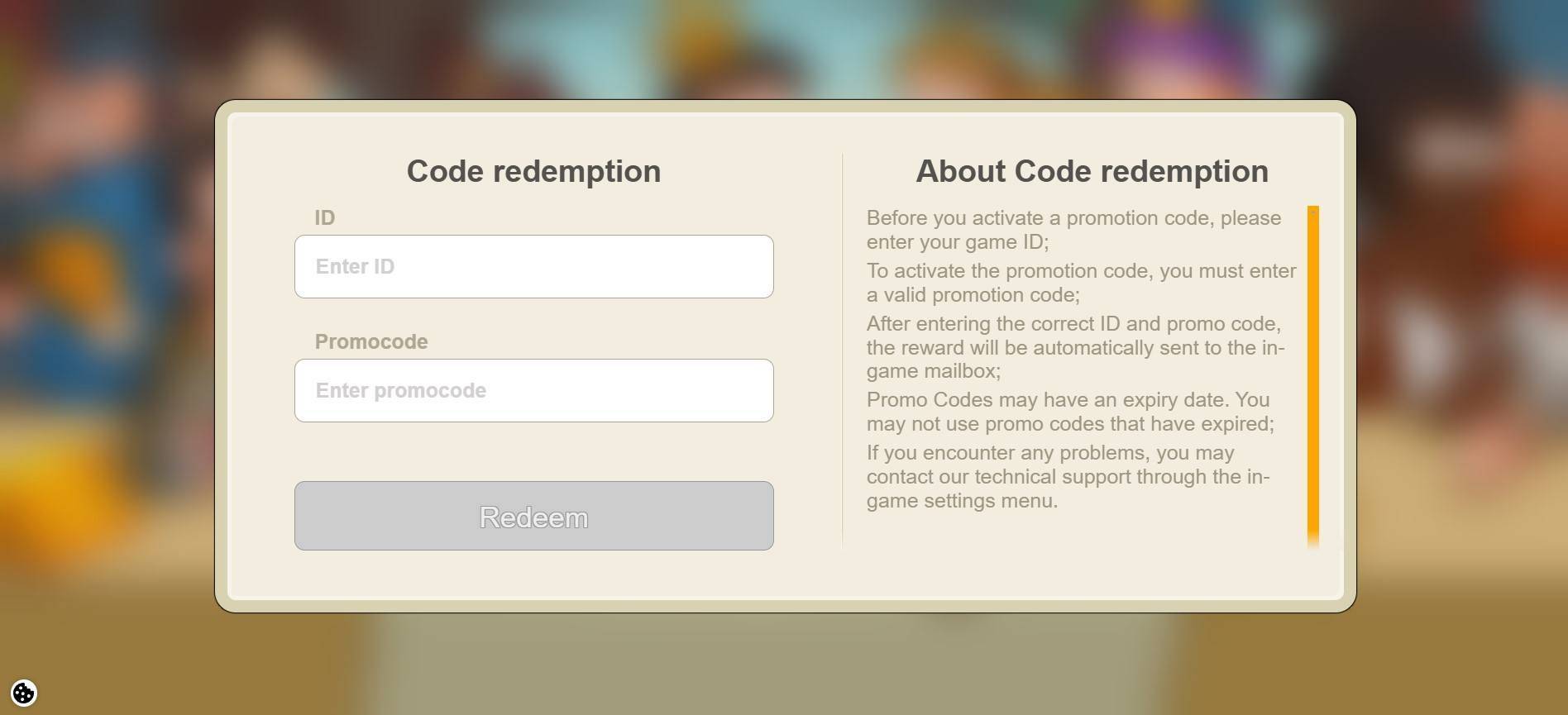 Redeeming Codes in Hustle Castle