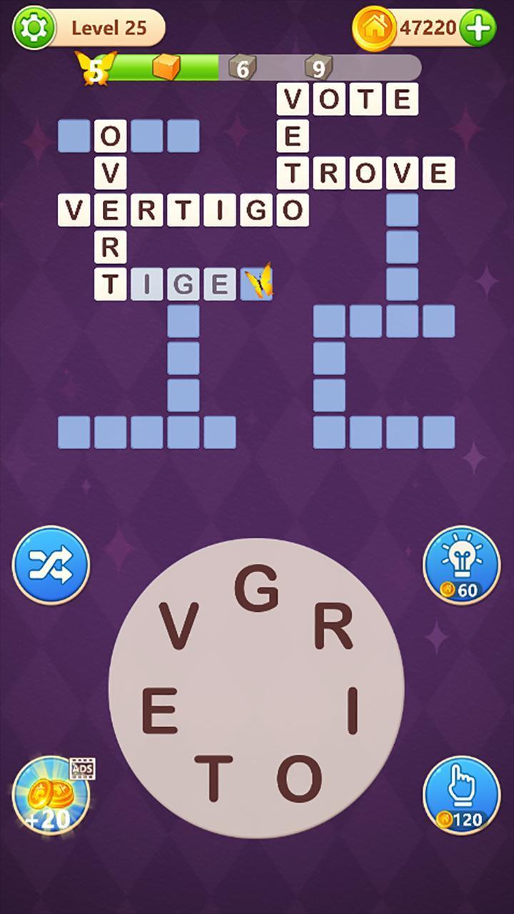 Word Brain: Words Cross Puzzle Captura de tela 3