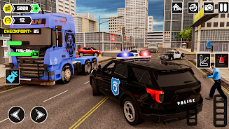 Real Police Driving Simulator ဖန်သားပြင်ဓာတ်ပုံ 1