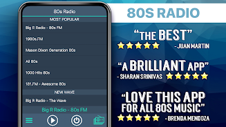 80s Radio Favorites Ekran Görüntüsü 1