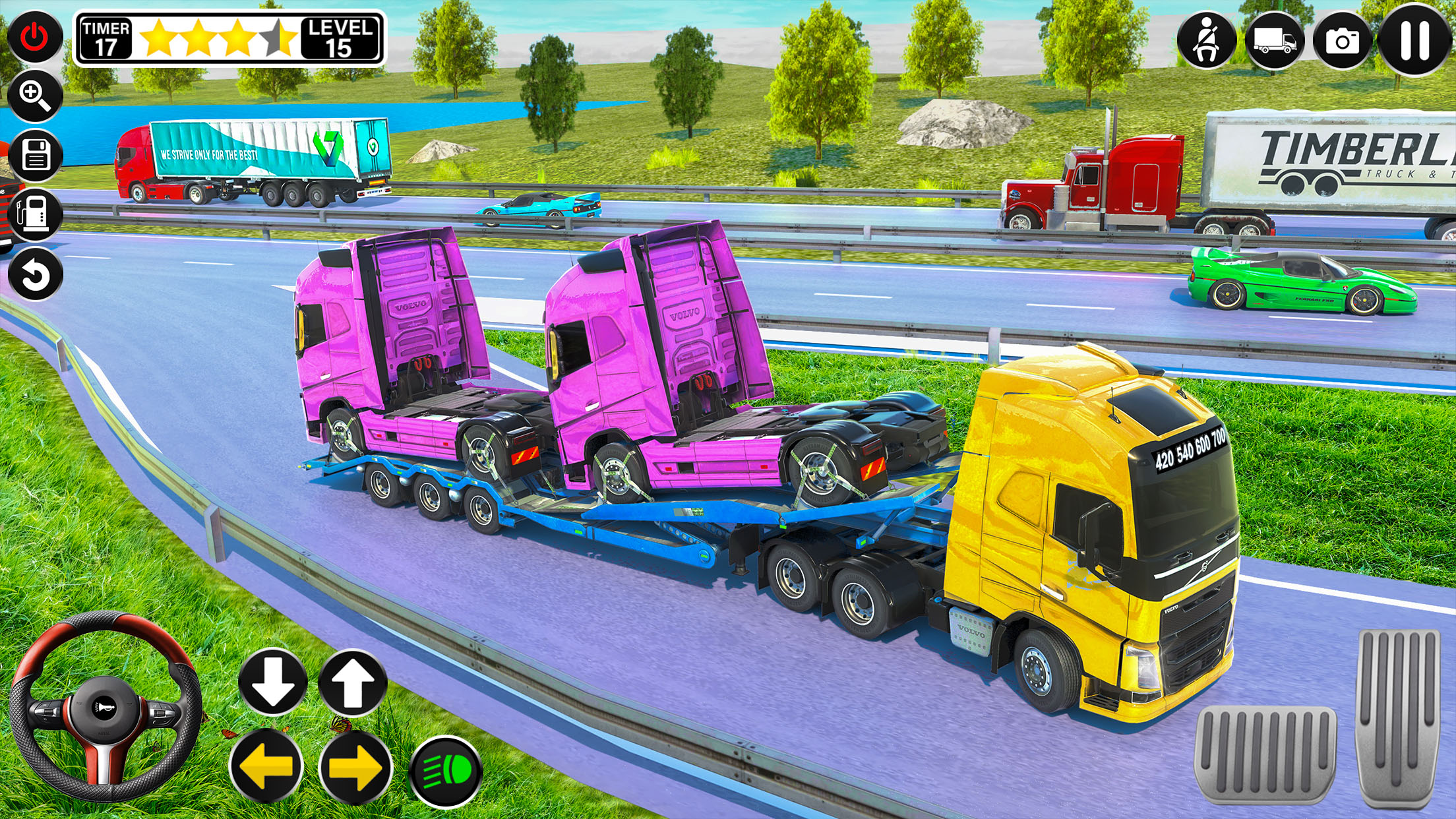 Crazy Truck Driving:Truck Game Capture d'écran 1