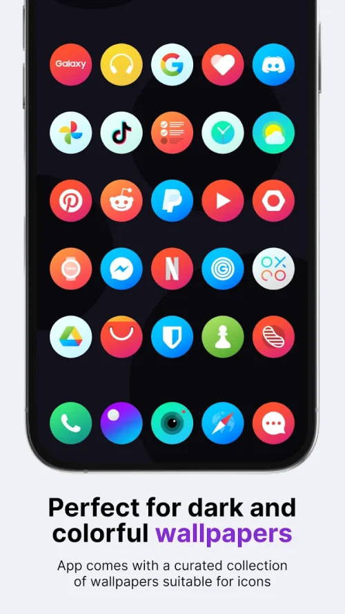 Hera Icon Pack: Circle Icons Schermafbeelding 1