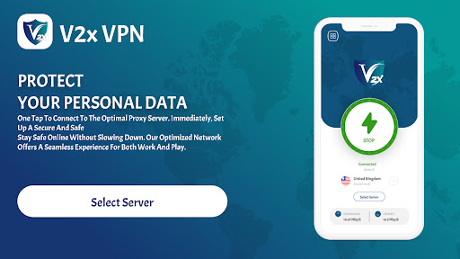 V2xVPN: Fast & Secure VPN Ảnh chụp màn hình 1