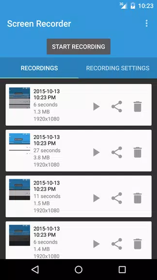 Riv Screen Recorder Zrzut ekranu 1