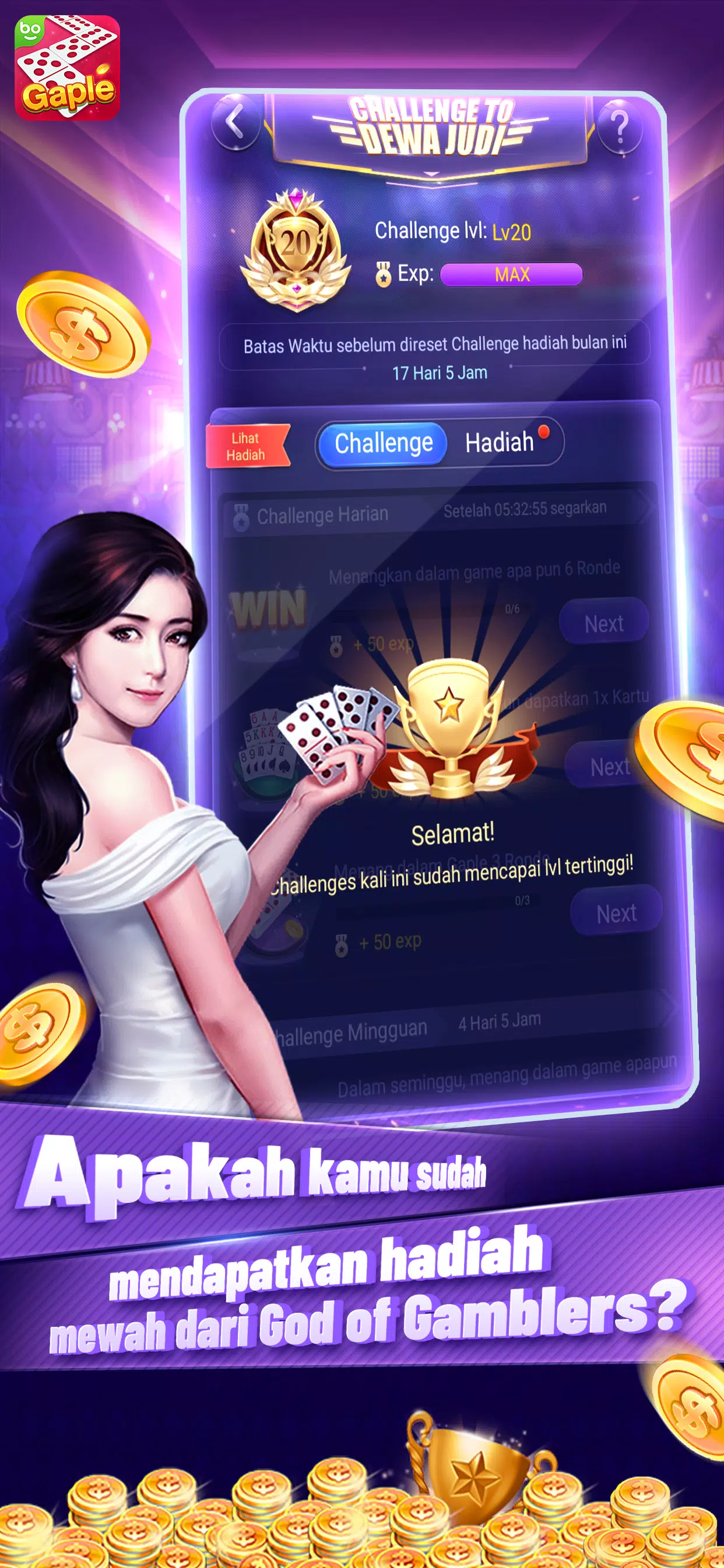 Domino Gaple Boya:Qiuqiu Capsa Ảnh chụp màn hình 2
