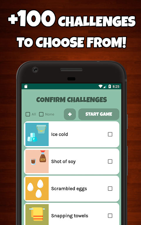 Silent Library Challenges: funny dares, party game ภาพหน้าจอ 1