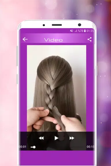 Hairstyles Step by Step Videos Tangkapan skrin 3