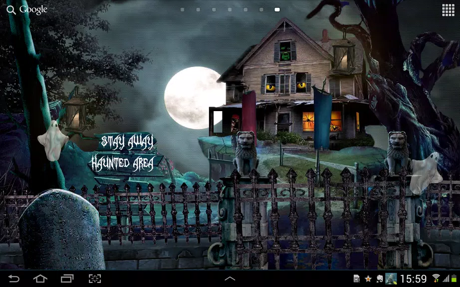 Halloween Live Wallpaper Schermafbeelding 0