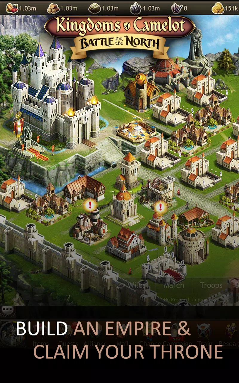 Kingdoms of Camelot: Battle Schermafbeelding 0