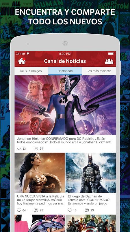 Comics Amino en Español Screenshot 2