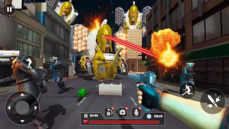 Toilet FPS Shooting Games: Gun Capture d'écran 3