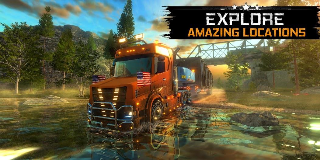 Truck Simulator USA Revolution Mod ภาพหน้าจอ 1