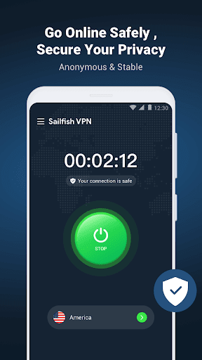 SailfishVPN - Fast, Secure VPN 螢幕截圖 3