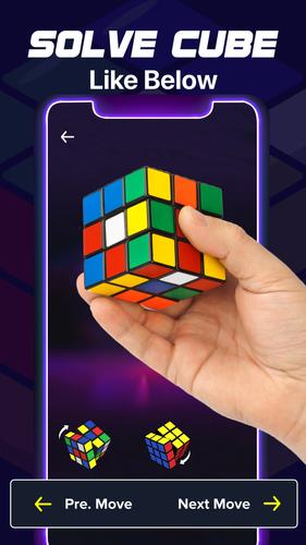 Rubik's Cube Puzzle Solver app Скриншот 3