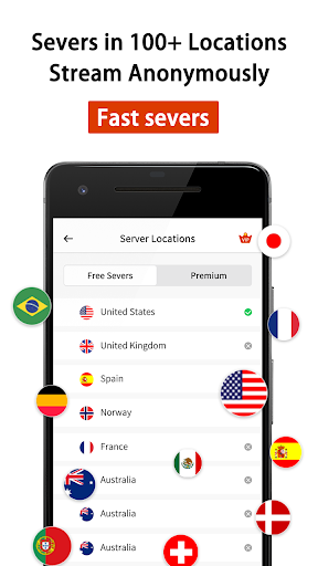 PStar VPN - Unlimited Fast Proxy स्क्रीनशॉट 1