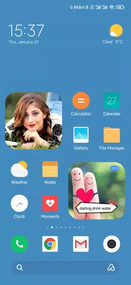 Moments Widget Captura de tela 1