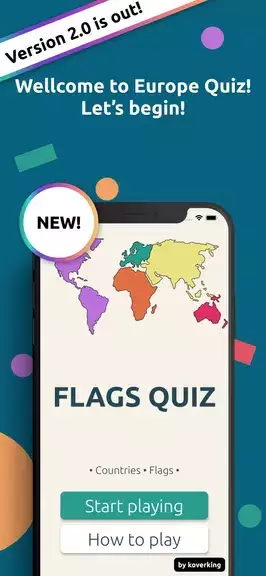 Flags Quiz:  World Geo Trivia ภาพหน้าจอ 0