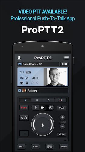 ProPTT2 Video Push-To-Talk Captura de pantalla 0