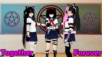 SchoolGirl AI 3D Anime Sandbox Скриншот 1