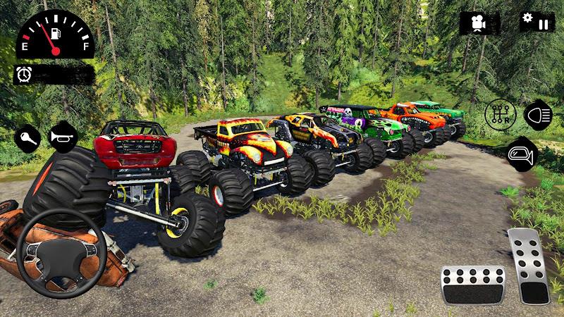 Hillock Monster Truck Driving Captura de pantalla 3