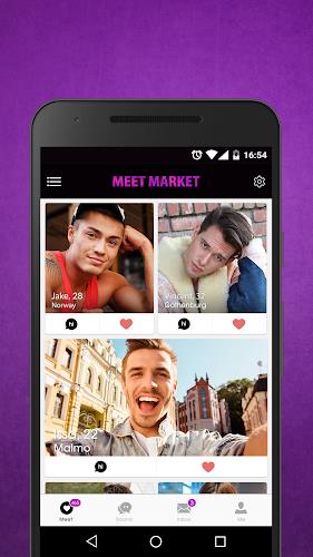 Meet Market: Gay Chat & Dates Скриншот 0