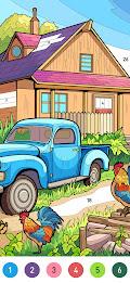 Country Farm Coloring Book Screenshot 2