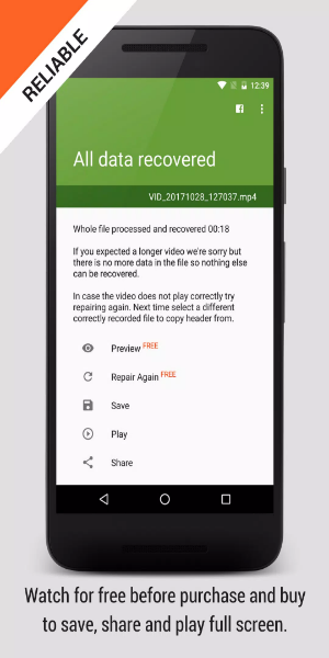 MP4Fix Video Reparieren Screenshot 2