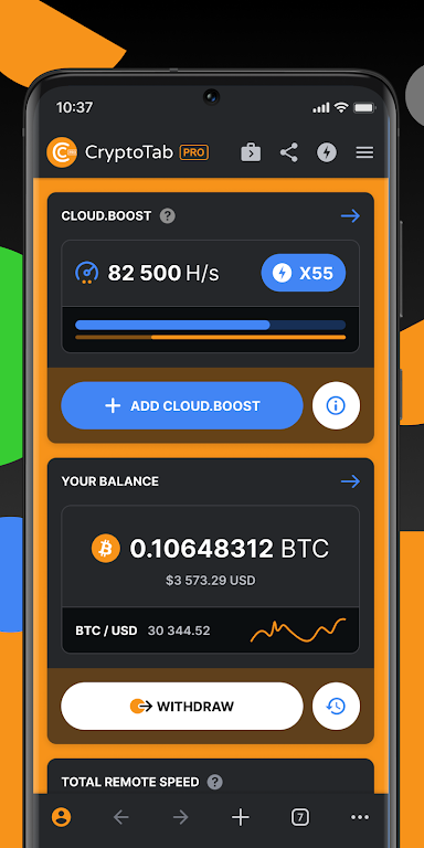 CryptoTab Browser Pro Level应用截图第1张