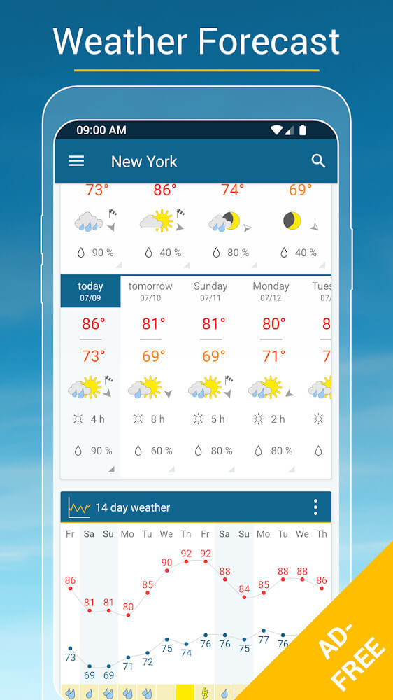 Weather & Radar Pro Скриншот 0