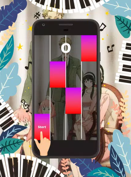 Piano Tiles Anime Spy X Family 스크린샷 1