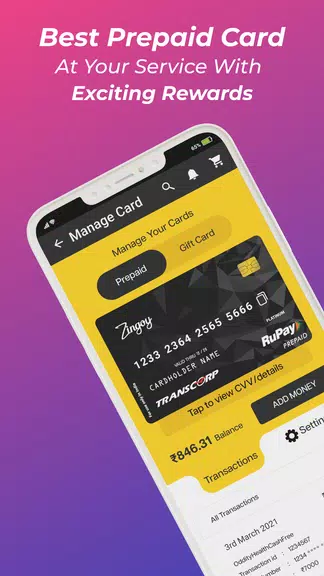 Zingoy: Gift Cards & Cashback Ảnh chụp màn hình 3