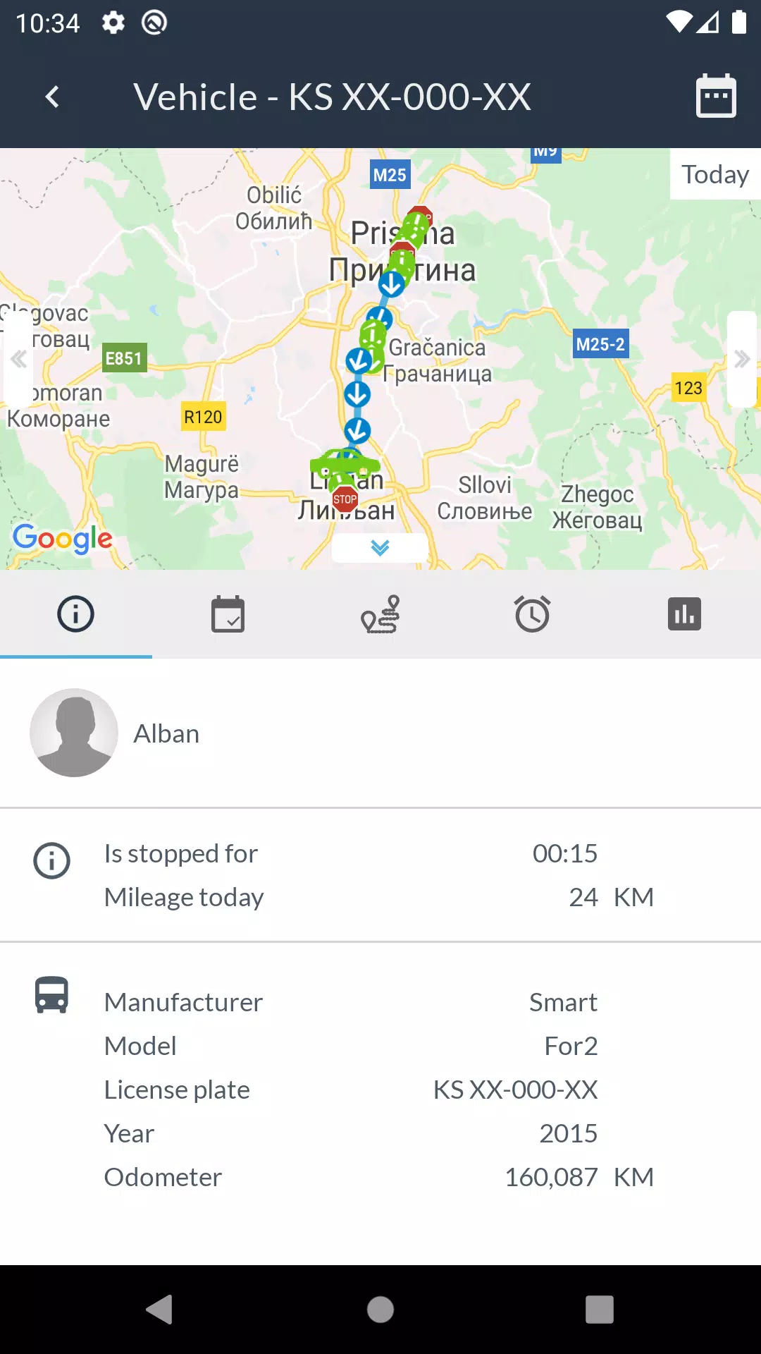 Frotcom Fleet Manager Capture d'écran 3