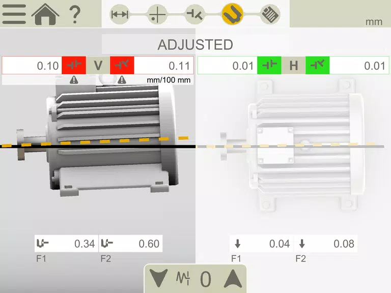 Easy-Laser XT Alignment Schermafbeelding 2