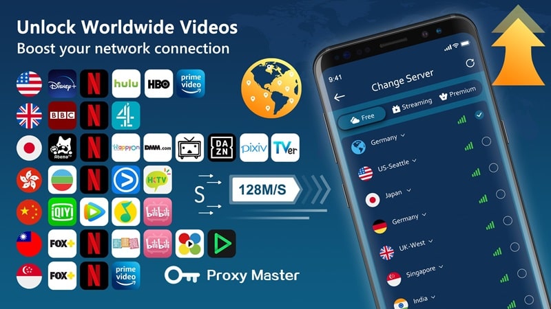 Super VPN Proxy ဖန်သားပြင်ဓာတ်ပုံ 3