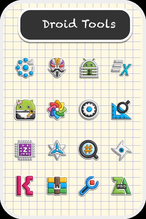 Poppin icon pack ဖန်သားပြင်ဓာတ်ပုံ 2