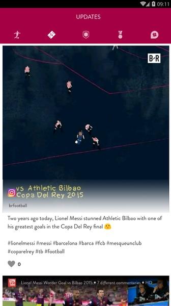 Messi App Oficial Ảnh chụp màn hình 1