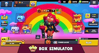 Box Simulator Mandy Brawl Star ภาพหน้าจอ 1