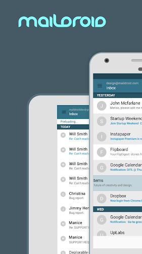 Schermata MailDroid -  Email App 0