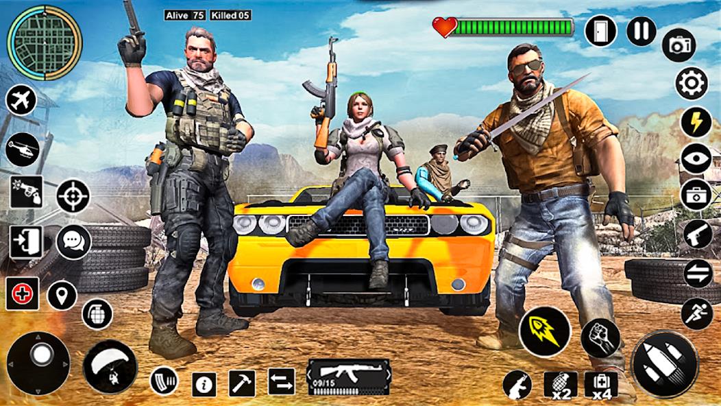 Commando Shooting Strike Games Mod Tangkapan skrin 3