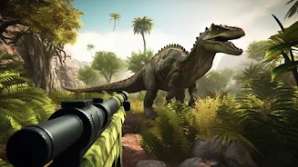 Angry Dinosaur Shooting Game Скриншот 0