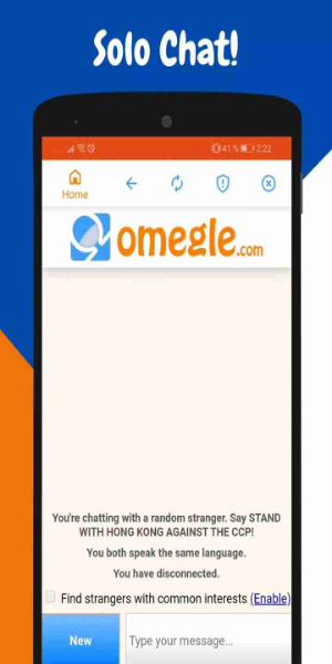 Omegle : Talk to Strangers Ảnh chụp màn hình 2