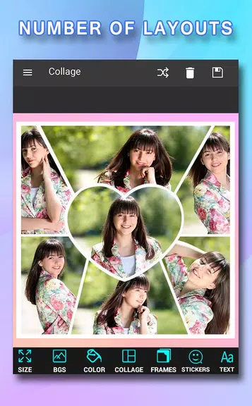 Pic Frames Collage Captura de pantalla 0