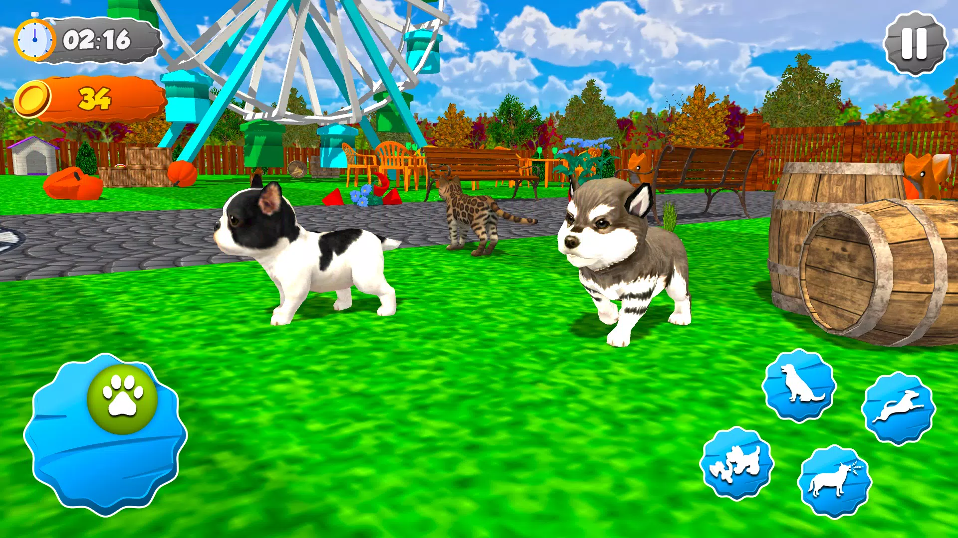 Pet Dog Game: Virtual Dog Sim 螢幕截圖 0