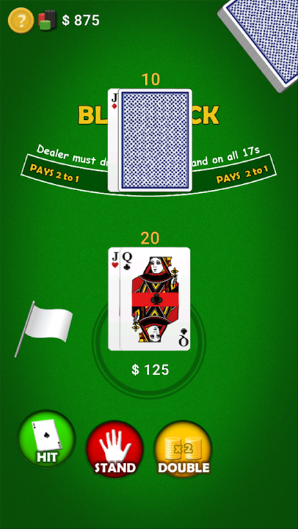 Black Jack Mobile Free 螢幕截圖 0