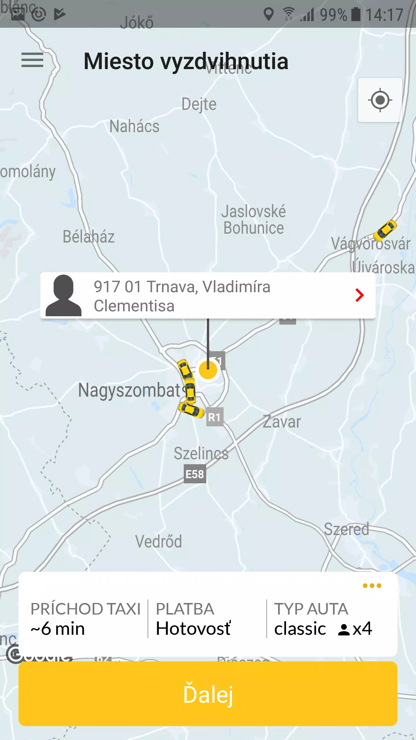 Yellow Taxi Trnava 螢幕截圖 0