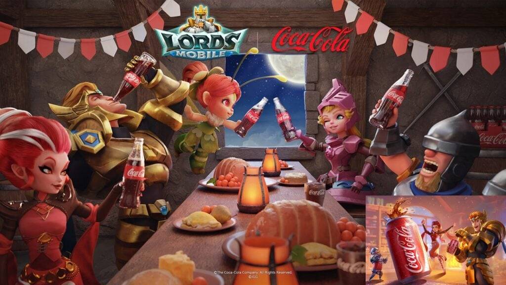 Lords Mobile поднимает тост с Coca-Cola для своей 9-й годовщины