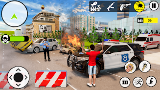 Real Police Driving Simulator ဖန်သားပြင်ဓာတ်ပုံ 0