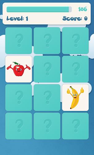 Fruits Memory Game for kids Schermafbeelding 2