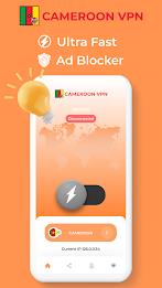 Cameroon VPN - Private Proxy Captura de pantalla 1